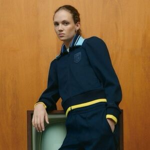 Lacoste x Goop Two-Ply Piqué Jacket